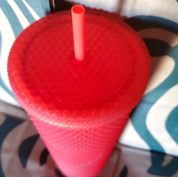 Starbucks holiday tumbler red soft touch